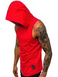 Madmext Hooded Undershirt Red 2893