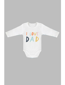 TrendUpcz Body I Love Dad, bílá (Dětské oblečení)