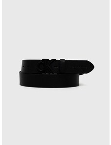 Kožený pásek Calvin Klein Jeans pánský, černá barva, K50K511416