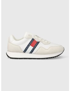 Sneakers boty Tommy Jeans TJW EVA RUNNER MAT MIX ESS bílá barva, EN0EN02510