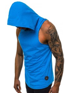 Madmext Hooded Undershirt Turquoise 2893