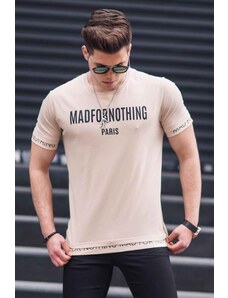 Madmext Printed Camel Men's T-Shirt 4588