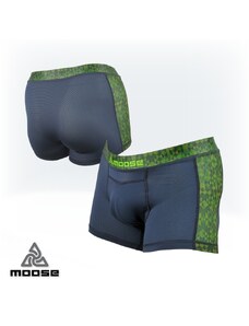 TABIT BOXER MEN pánské rychleschnoucí funkční boxerky Moose zelená XS
