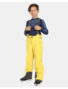 Dětské lyžařské kalhoty Kilpi MIMAS-J žlutá