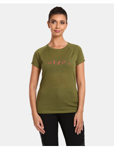 Dámské tričko z merino vlny Kilpi ZARJA-W zelená