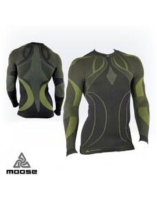 EXPEDITION TEE LSL MEN zimní funkční prádlo Moose zelená XS/S