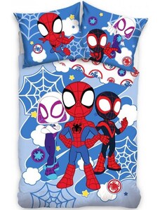 Carbotex Ložní povlečení Spidey a jeho úžasní přátelé - 100% bavlna - 70 x 80 cm + 140 x 200 cm