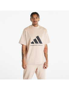 adidas Performance Pánské tričko adidas Basketball Tee Ash Pearl