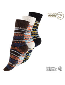 Vincent Creation Pánské vlněné ponožky norského typu "HYGGE" 3