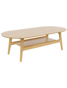 Dubový konferenční stolek Woodman Curved 130 x 60 cm