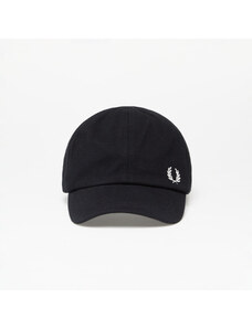 Kšiltovka FRED PERRY Pique Classic Cap Black/ Snowwhite