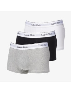 Boxerky Calvin Klein Modern Cotton Stretch Low Rise Trunk 3-Pack Black/ White/ Grey Heather