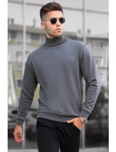 Madmext Turtleneck Smoked Sweater 5317