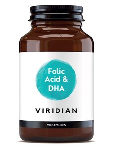 Viridian Folic Acid with DHA 90 cps