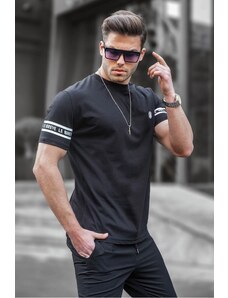 Madmext Men's Black T-Shirt 5381