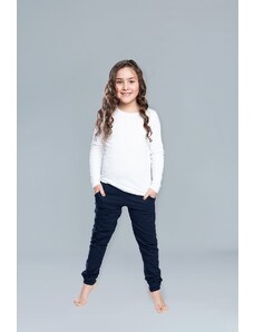 Italian Fashion Dívčí tričko s dlouhým rukávem Tosia - bílé