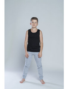 Italian Fashion Chlapecké tričko Tytus se širokými ramínky - černé