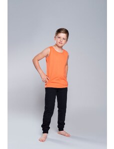 Italian Fashion Chlapecké tričko Tytus na široká ramínka - oranžové