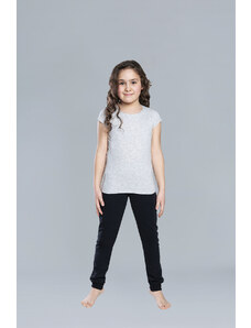 Italian Fashion Dívčí tričko Tola s krátkým rukávem - melange