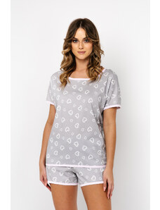 Italian Fashion Dámské pyžamo Noelia, krátký rukáv, krátké nohavice - potisk