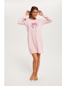 Italian Fashion Dámská košile s dlouhým rukávem Hoja - melanžově růžová
