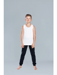 Italian Fashion Chlapecké tričko Tytus se širokými ramínky - bílé