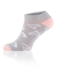 Italian Fashion Ponožky NOELIA - šedo/růžové