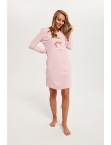 Italian Fashion Dámská košile s dlouhým rukávem Baula - melanžově růžová