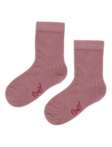Dětské ponožky s 80% merino vlnou Emel - Růžová - ESK 100-56