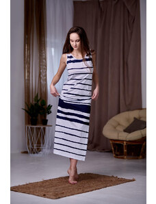 FLIKE Dámské šaty Dress 0153 Bílá/černá - Effetto