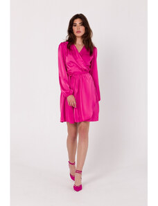 K175 Rozšířené šaty - růžové
