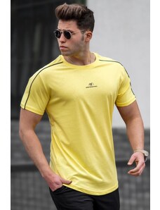 Madmext Men's Yellow T-Shirt 5226