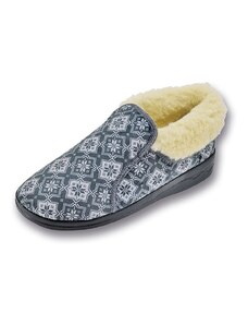 Rogallo 28235 dámská zimní domácí obuv šedá vzor