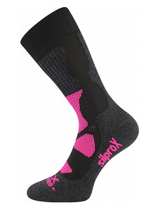Teplé zimní Termo ponožky VoXX ETREX černo-růžová vel. 35-38