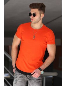 Madmext Basic Orange Men's T-Shirt 4465