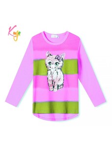 Dívčí triko Kugo HC0747 - fialová