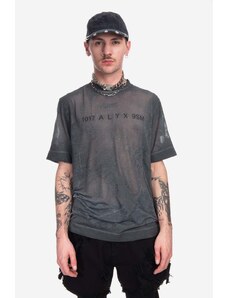 Bavlněné tričko 1017 ALYX 9SM Translucent Graphic S/S T-Shirt černá barva, AAUTS0392FA02 BLK0001