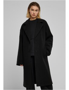 UC Ladies Dámský oversized dlouhý kabát černý
