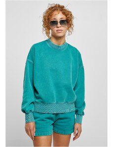 UC Ladies Dámský oversized Stone Washed Crewneck akvarel