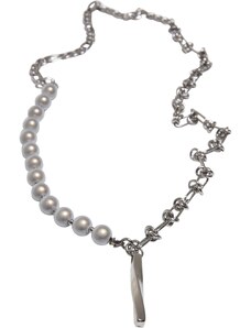 Urban Classics Accessoires Řetízkový náhrdelník Mars - stříbrné barvy