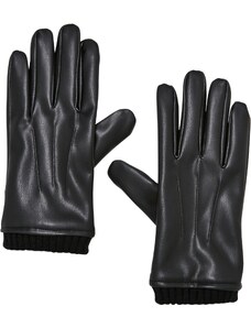 Urban Classics Accessoires Základní rukavice ze syntetické kůže černé
