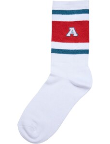 Urban Classics Accessoires Ponožky College Team Socks lahvovězelené/obrovské/bílé
