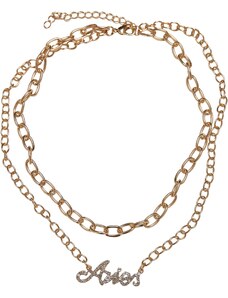 Urban Classics Accessoires Diamond Zodiac Aries náhrdelník - zlaté barvy