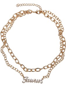 Urban Classics Accessoires Diamond Zodiac Taurus náhrdelník - zlaté barvy