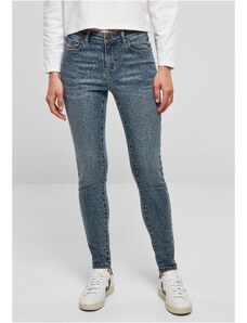UC Ladies Dámské Skinny Jeans se středním pasem - modré
