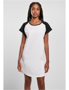 UC Ladies Dámské tričko s kontrastním raglánem bílo/černé