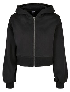 UC Ladies Dámská krátká oversized bunda na zip černá