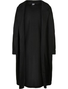 UC Ladies Dámský modální froté oversized kabát černý