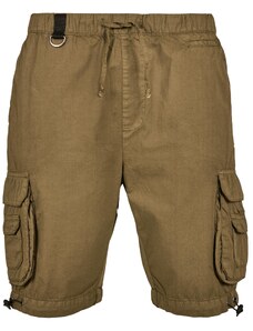 UC Men Letní olivové šortky Double Pocket Cargo
