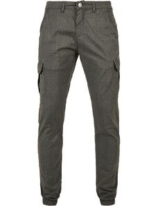 UC Men AOP Glencheck Cargo Jog Pants tmavě šedé